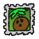 Coconut Field Stamp