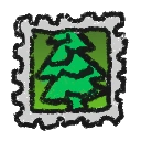 Pine Tree Field Stamp