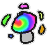 Prismatic Mushroom