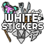 White Stickers